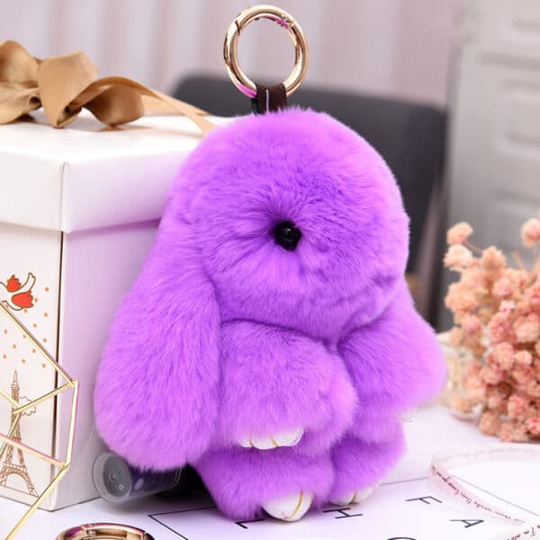 Cute purple Bunny Keychain