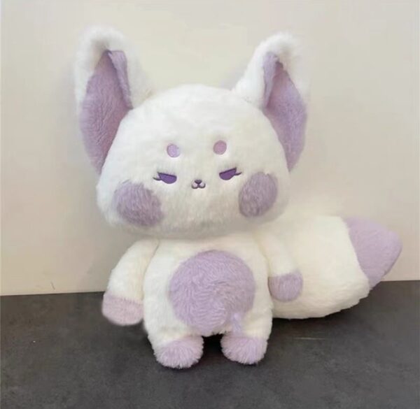purple Fox Plushie Kawaii Fox Plush