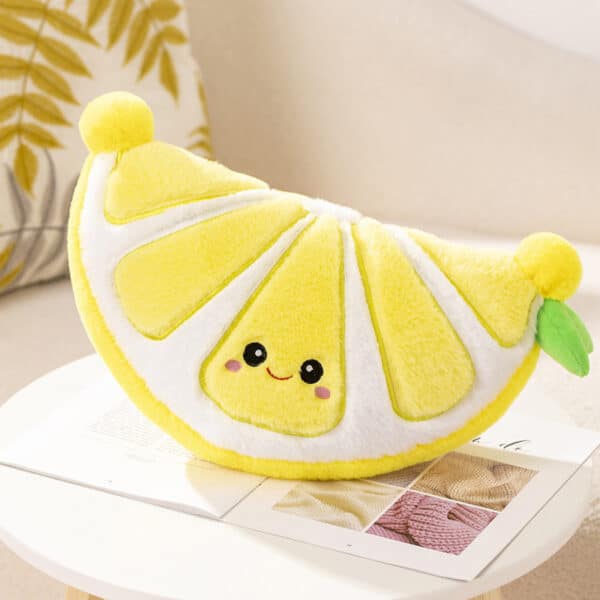 Zesty The Lemon Plushie Cute Lemon Plush