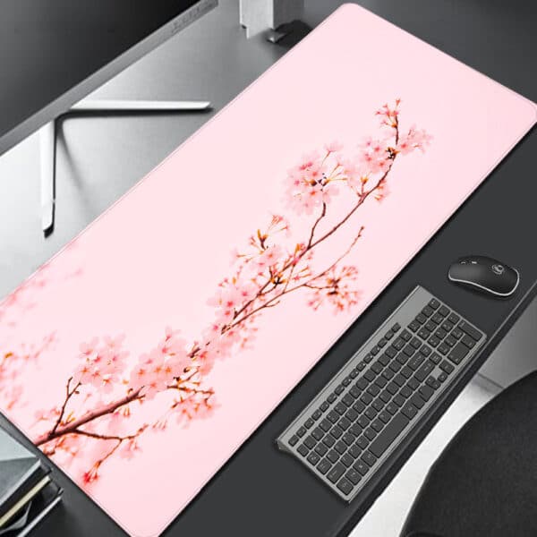 Japanese Desk Mat flower pink