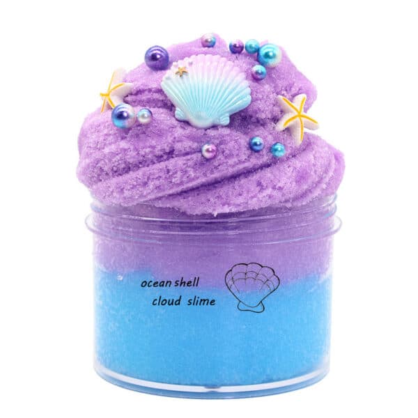 purple Ocean Slime AquaMud™ Seashell Slime