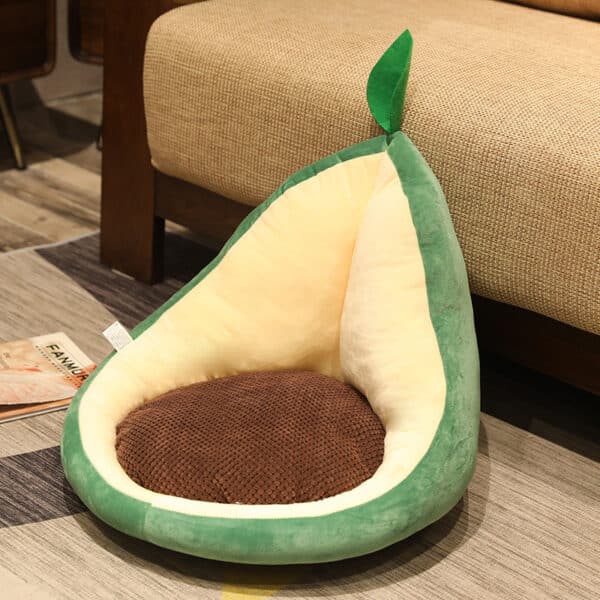 green apple pouffe