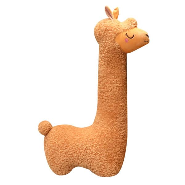 brown Alpaca Plush Toy Cute Kawaii Alpaca