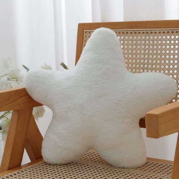 white star pillow cute style