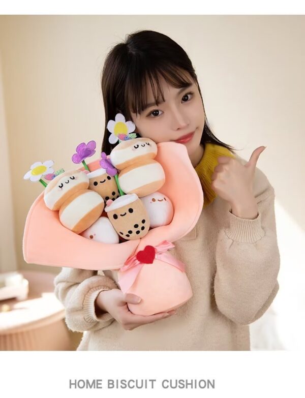 kawaii girl gift Cute Bouquet Plushie Bouquet Plush BobaBloom™