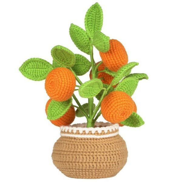 orange Crochet Kits plant for Beginners