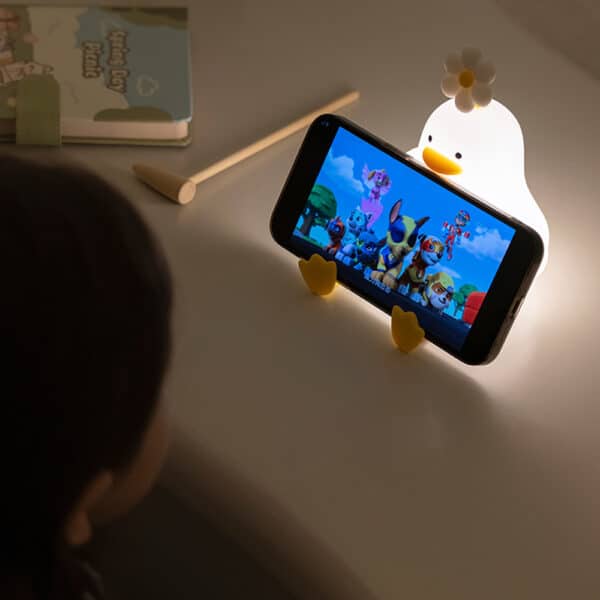 Cute Duck Night Light and phone holder
