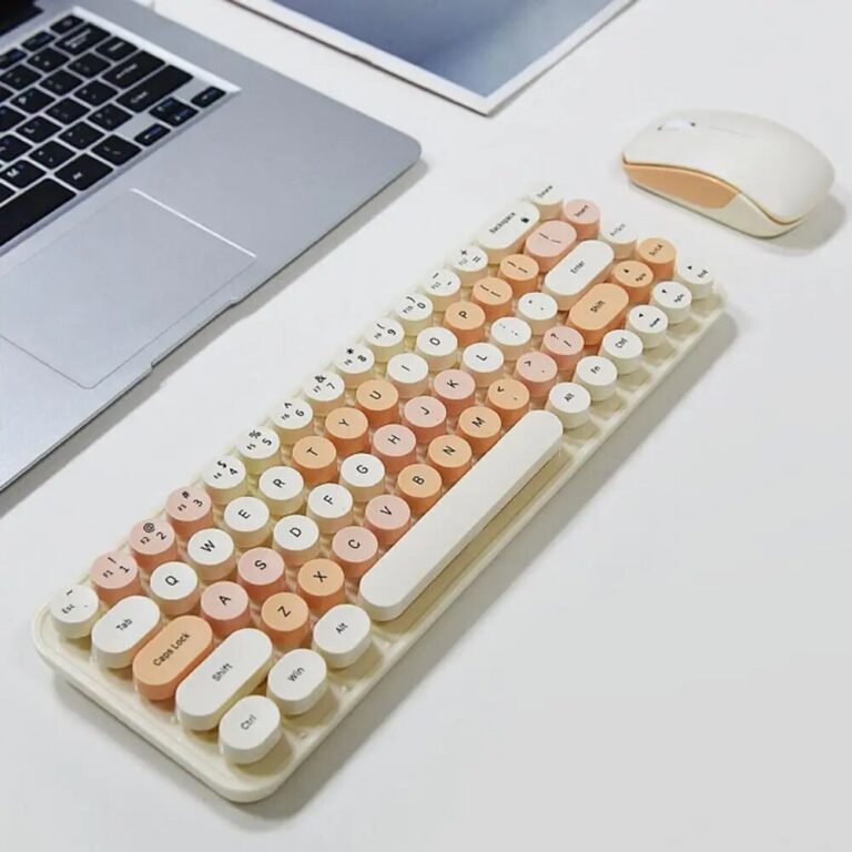 TinyTap™ Small Wireless Keyboard with Mouse - Pink