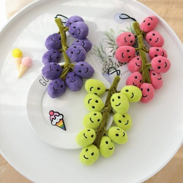cute grape plush toys for kids