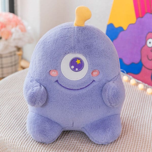 purple alien plushie kawaii