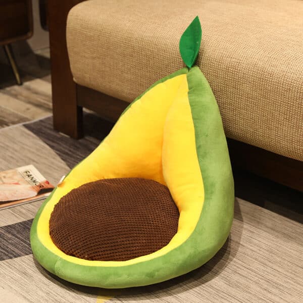 kawaii avocado cushion seat for kids