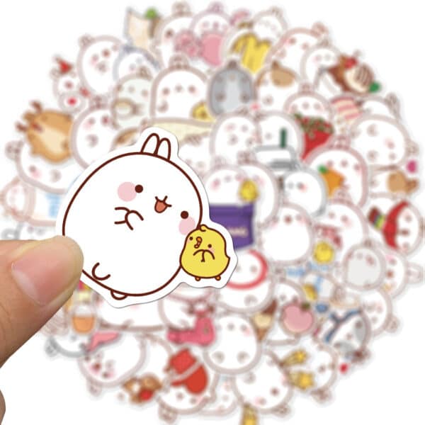 Cute Rabbit Stickers pack Kawaii Rabbits stickers pack 50Pcs