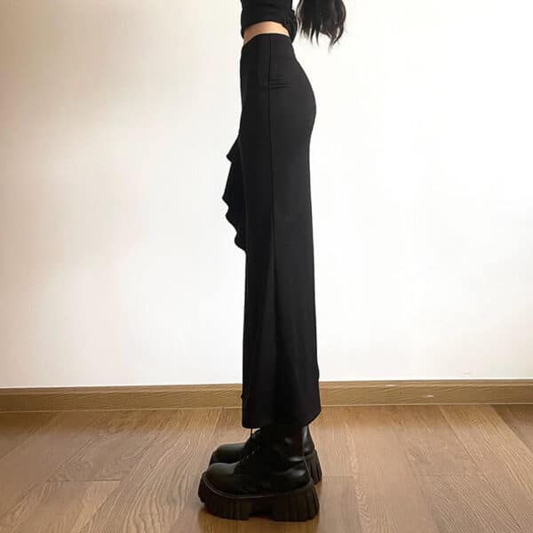 side of Unique Goth Maxi Skirt