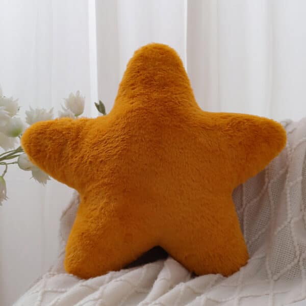Orange Star Pillow Cute