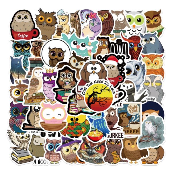50 Pcs Whale Stickers Cute Pack Set Kawaii animal stickers