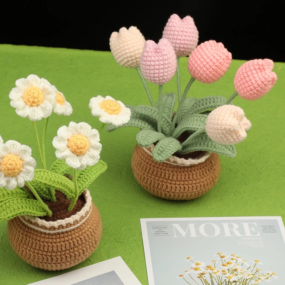Flower Crochet Kits floral for Beginners
