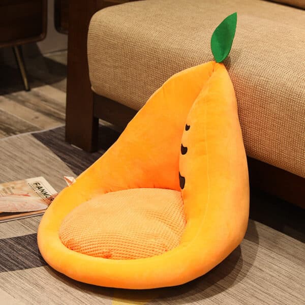 carrot cushion seat tuffet