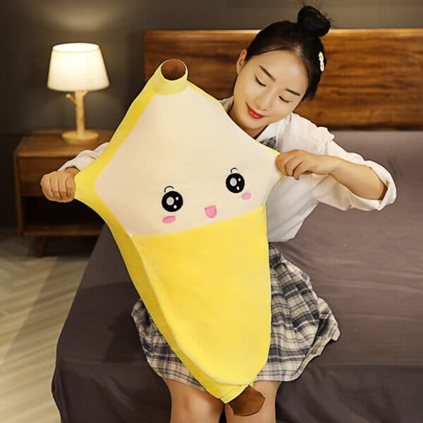 huge Banana Plushy Kawaii Banana Plush