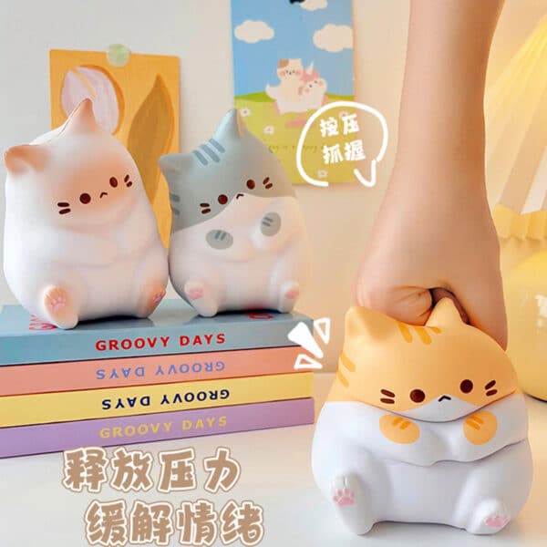 NEW Cat Squishie PlopKitty™ Cat Stress Toy