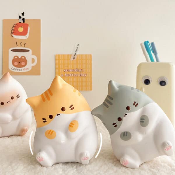 kawaii Cat Squishies cute PlopKitty™ Cat Stress Toy