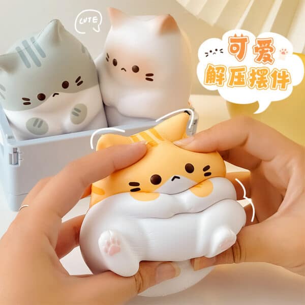 NEW Cat Squishie PlopKitty™ Cat Stress Toy