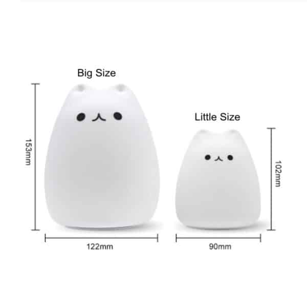 Cute Cat Night Lamp Pusheen Lampsizes