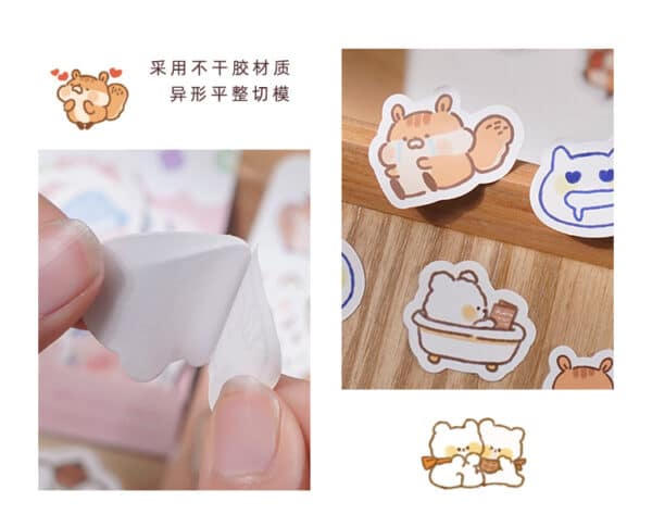 Cute Squirrel Stickers Cute Pack Stickers