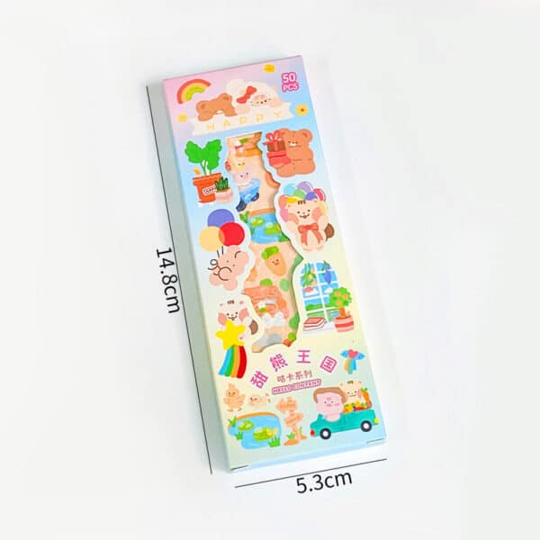 50 Sticker Sheets Cute HUGE PACK 1250Pcs