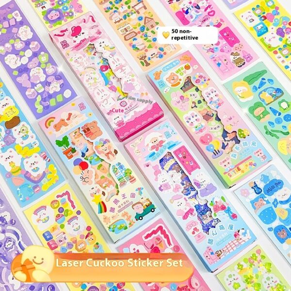 50 Sticker Sheets Cute HUGE PACK 1250Pcs