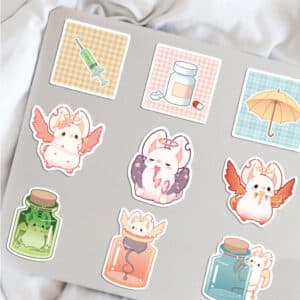 Cute Bat Stickers Cute Pack 50Pcs