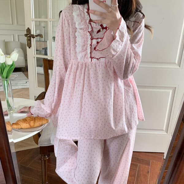 Cute Cottagecore Nightwear Set Pajama