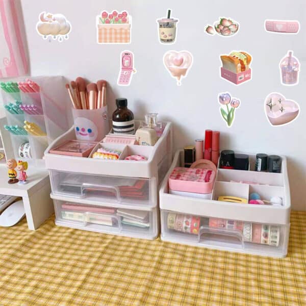 Cute Girly Stickers Cocuette Pack 63Pcs