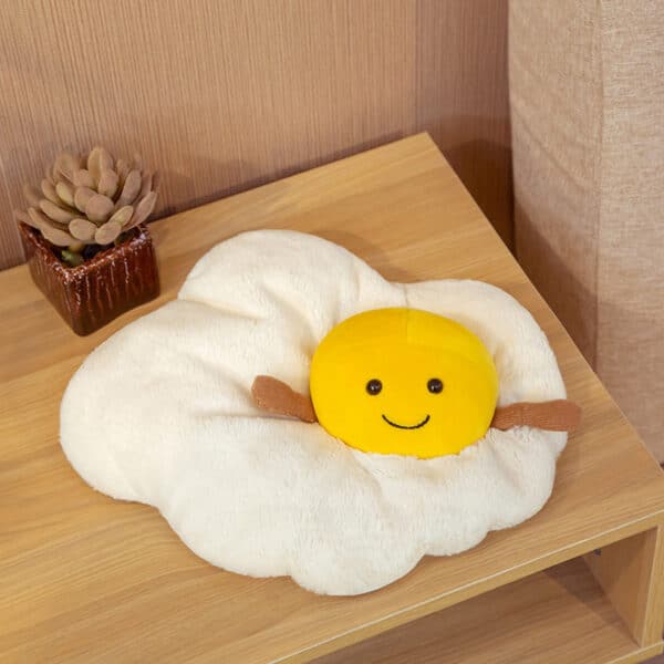 Cute Egg Rug - Adorable Fried Egg Mat
