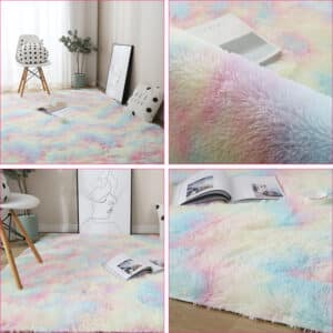 Pastel Rainbow Carpet - Cute Colorful Rug