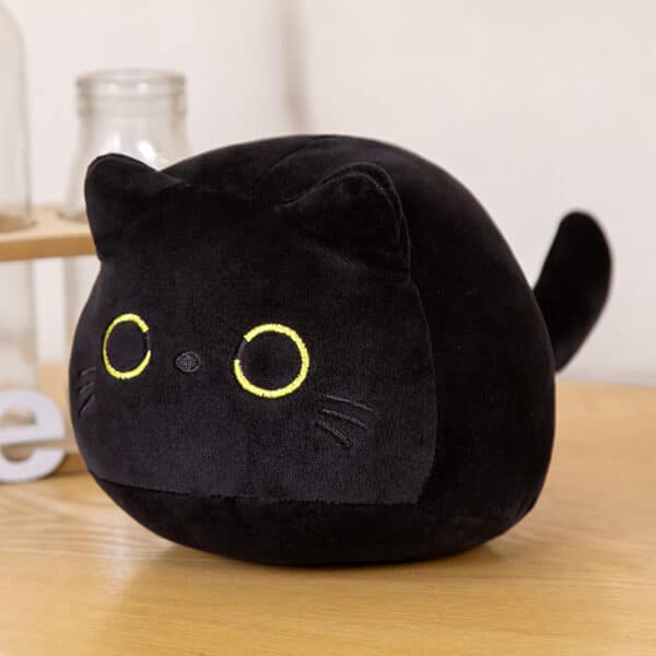 Black Cat Plushy Giant & Small, (Adorable 6 Sizes)