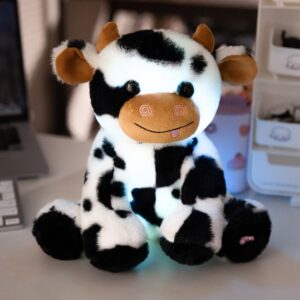 LED Luminous Cow Plush Stuffed Animal Glowing