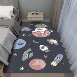 Cute Cartoon Space Carpet Kawaii Rug
