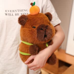 Capybara Stuffed Toy with Cute Avocado Bag