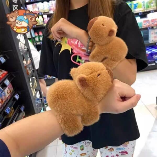 Cute Capybara Toy Plushy Slap! Bracelet