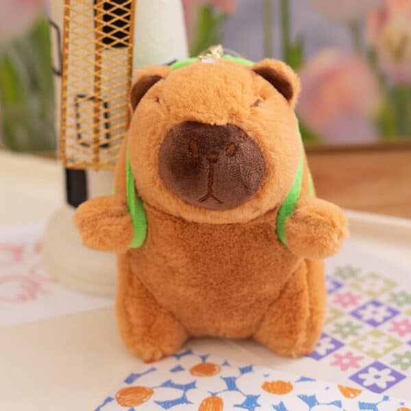 Cute Capybara Keychains Plush Keyrings