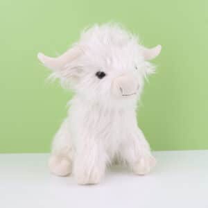 White Bull Plushie Toy Cute & Soft