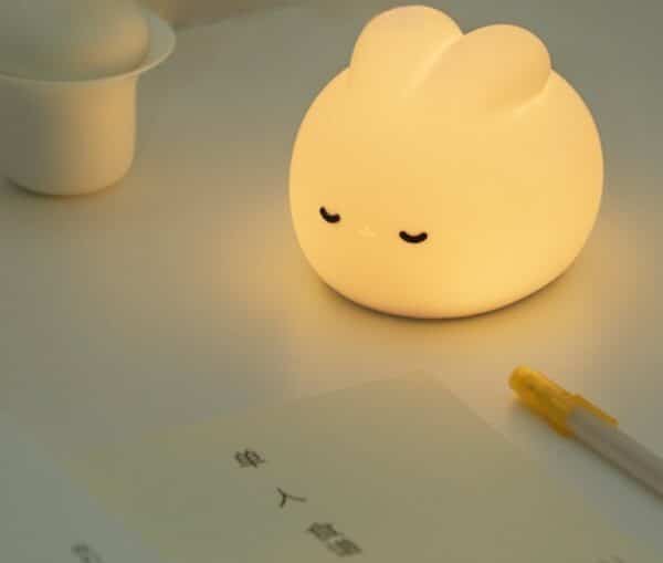 USB Cute Rabbit Silicone Lamp for the Night