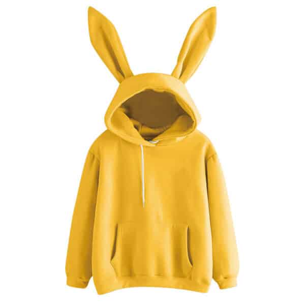 Sweatshirt with Rabbit Ears Hooded (7 Colors!)