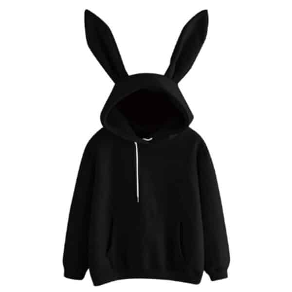 Sweatshirt with Rabbit Ears Hooded (7 Colors!)