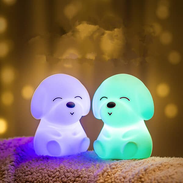 Puppy Night Light with Remote Control