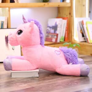 Cute Unicorn Plush Toy Purple Pink