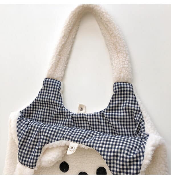 Bear Tote Bag Cute Plush Handbag