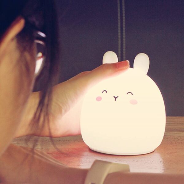 Rechargeable Night Light | White Bunny Design