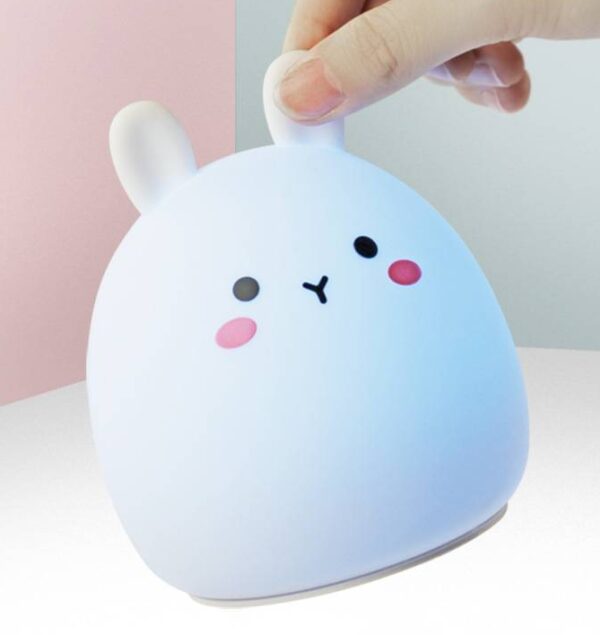 Rechargeable Night Light | White Bunny Design