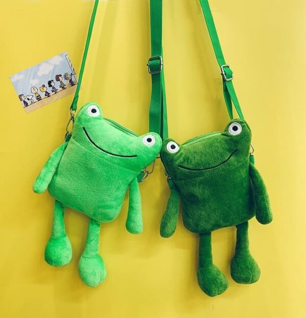 Frog Messenger Purse